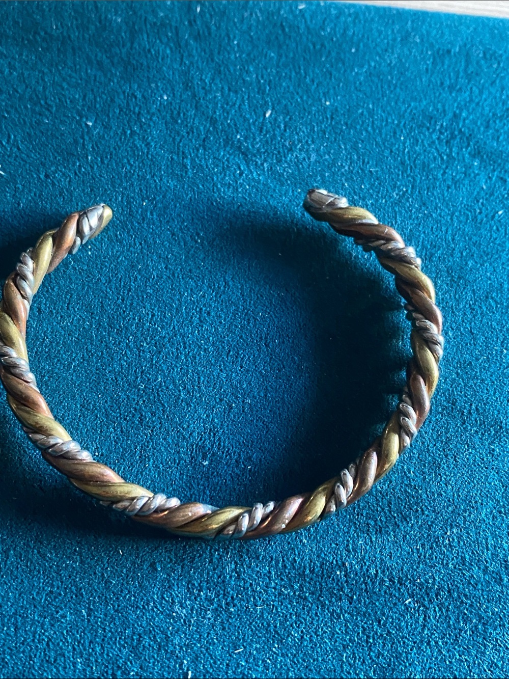 Twisted Mixed Metal Bracelet